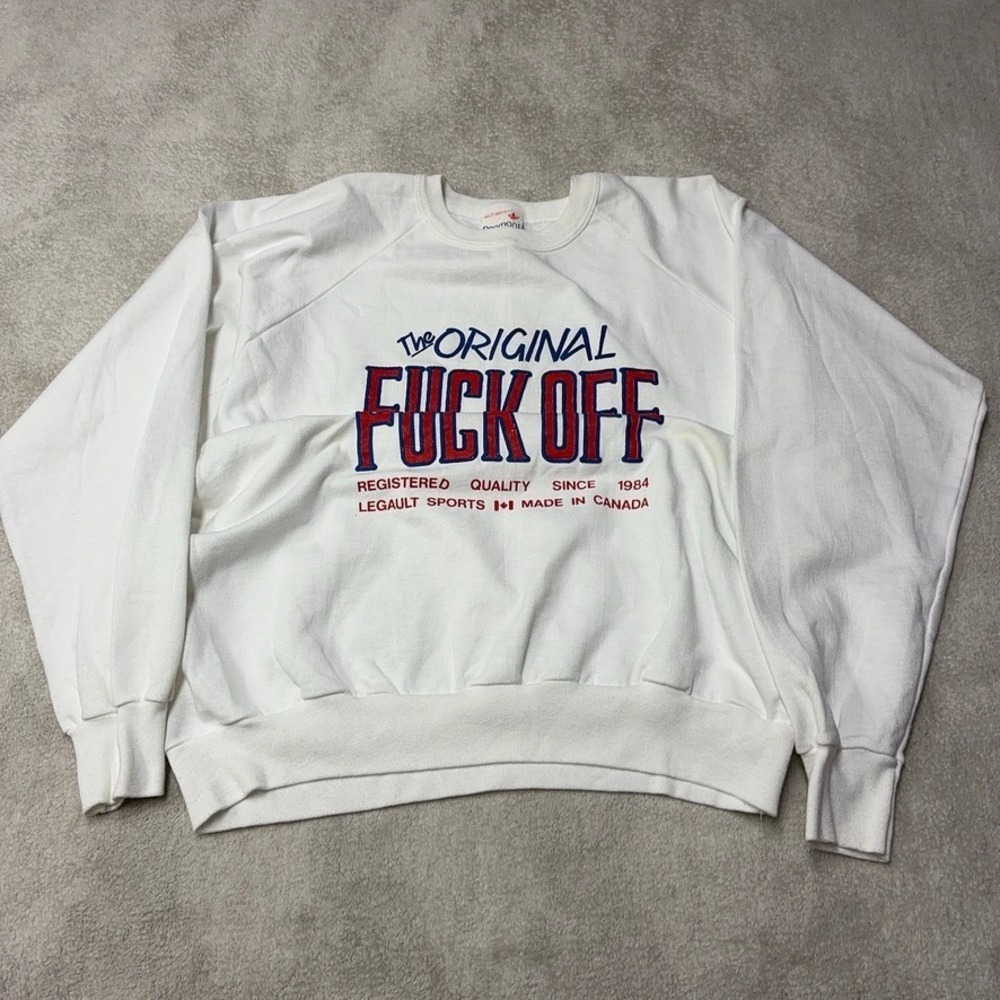 Vintage 80s EIICY OSE POLR OPP Sweatshirt Willie Nelson Made in Canada Mens XL